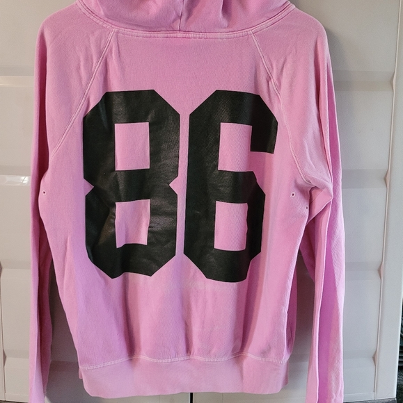 PINK varsity zip up jacket - Picture 3 of 4